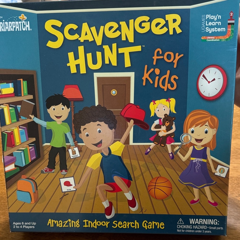 Briarpatch Scavenger Hunt for Kids - Colorful Indoor Game
